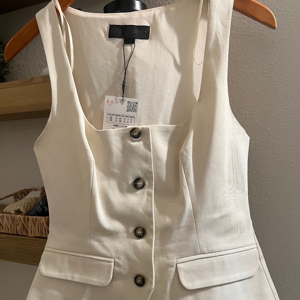 Zara Button Vest